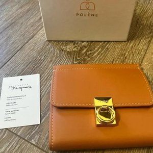 Polene numero sept wallet color Terracota. Like new!